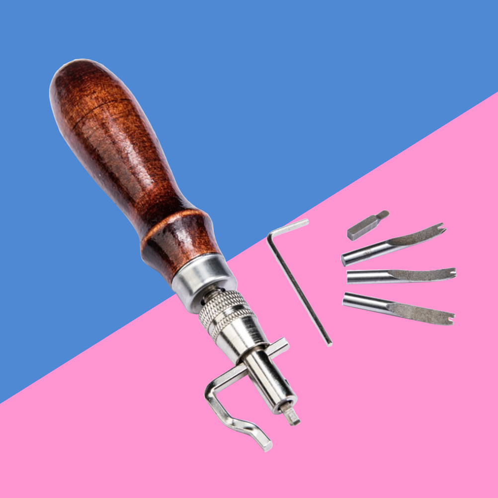 7Pcs Craft Tools Set Stitching - Groover Stitching Tool 评论和价格