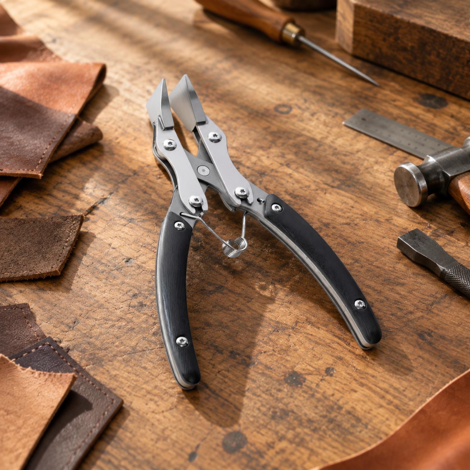 Flat Nose Pliers Leather Craft - Leatherwork Hand Press 评论和价格