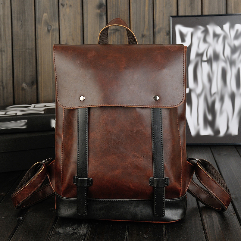 Men Vintage Leather Backpack 1 - Leather Work Rucksack Mens 评论和价格