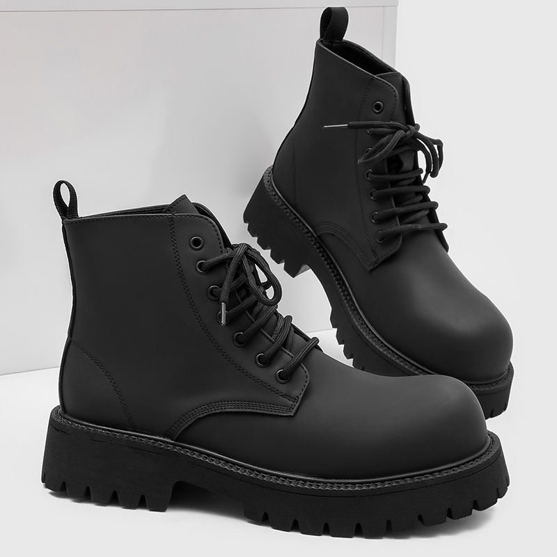 Size 38-46 Men Black High-top  - Leatherwork Designs 评论和价格