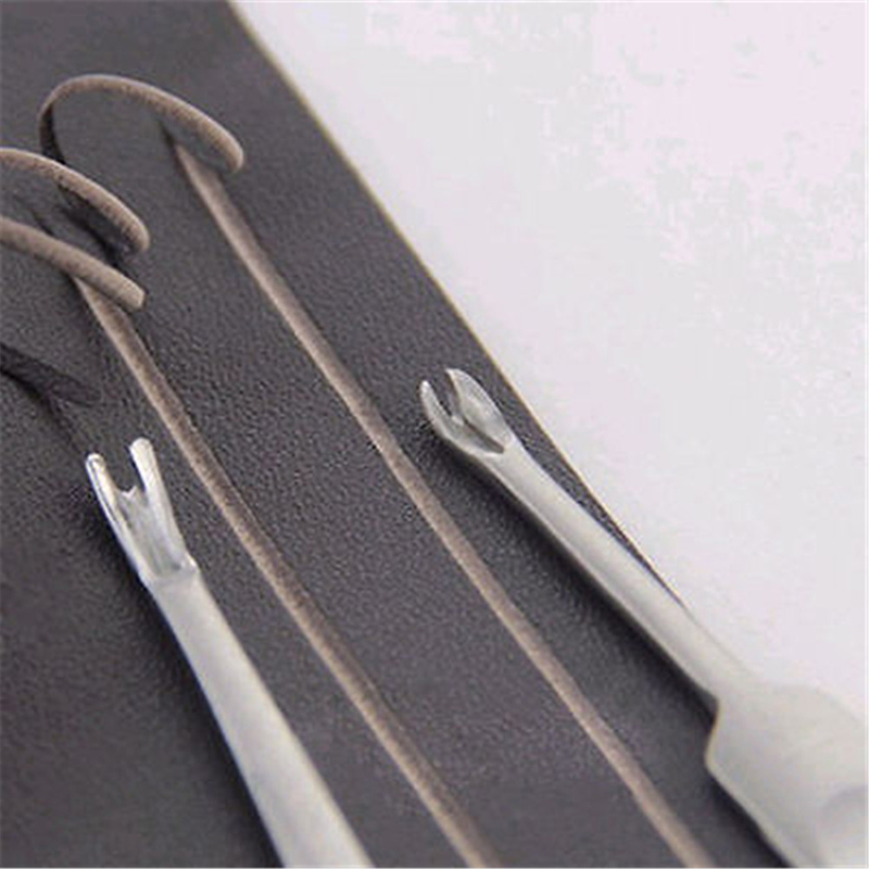 (.) 2Pcs Leather Leathercraft  - Groover Stitching Tool 评论和价格